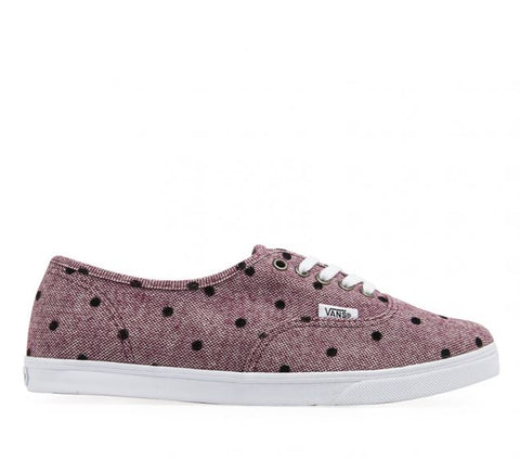 VANS AUTHENTIC LO PRO BURGANDY WHITE