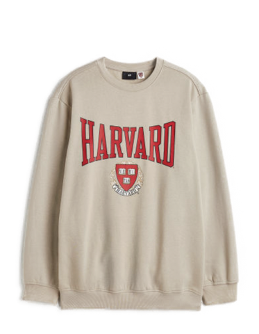 Harvard grey sweatshirt