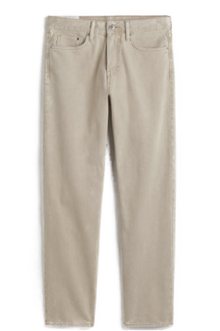 Khaki beige denim