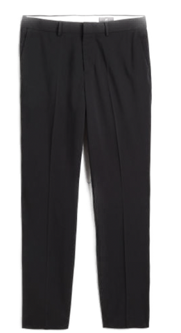 Black narrow fit pants